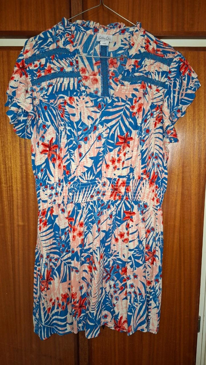 Trendy zomerse jurk – Cotton Club – maat L